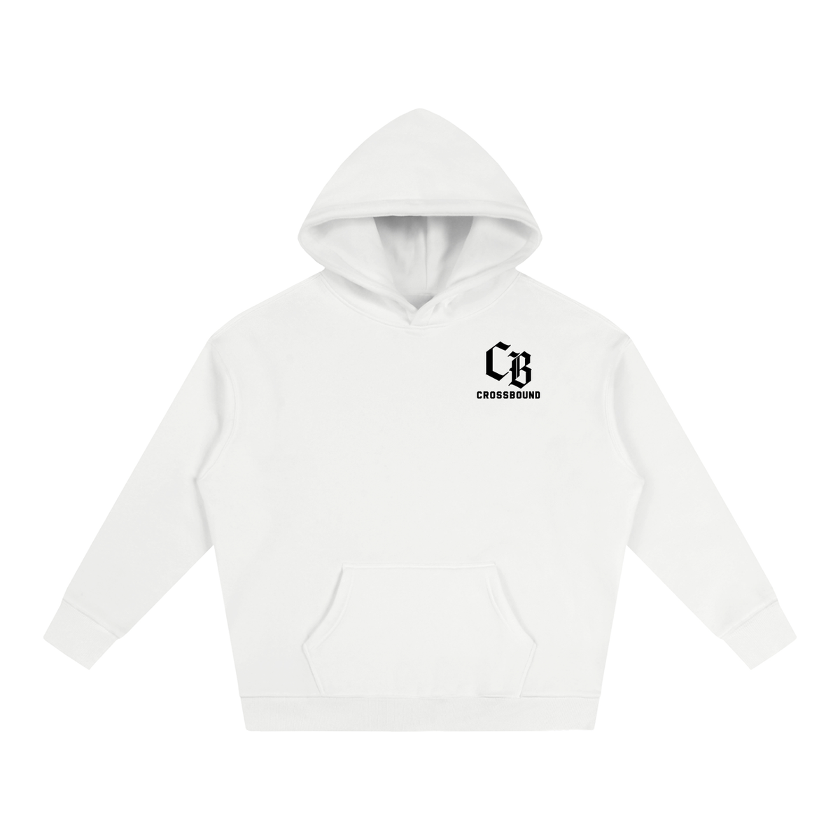 (LIMITED EDITION) Crossbound Oversize Fleeced Hoodie with back graffiti