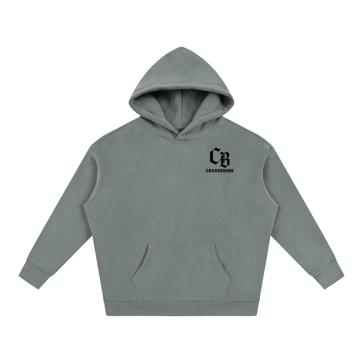 (LIMITED EDITION) Crossbound Oversize Fleeced Hoodie with back graffiti