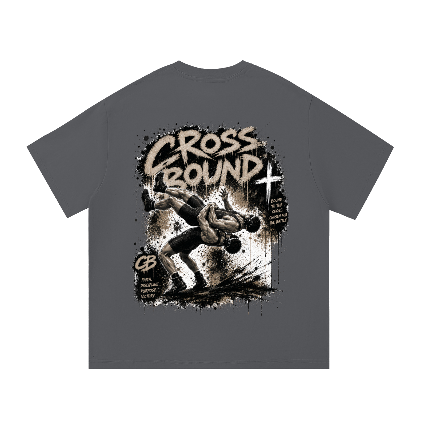 (LIMITED EDITION) Crossbound T-shirt with back graffiti