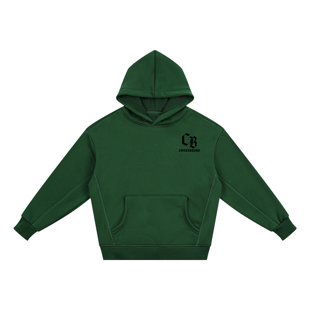 (LIMITED EDITION) Crossbound Essential Kids' Fleece Hoodie with back graffiti -(All sizes are youth)