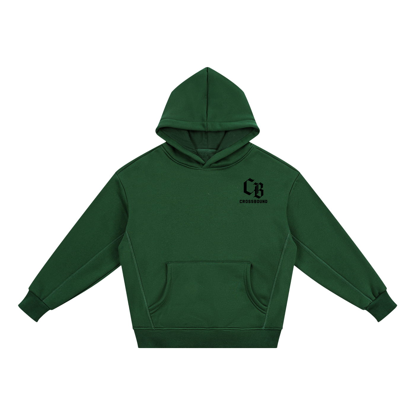 (LIMITED EDITION) Crossbound Essential Kids' Fleece Hoodie with back graffiti -(All sizes are youth)