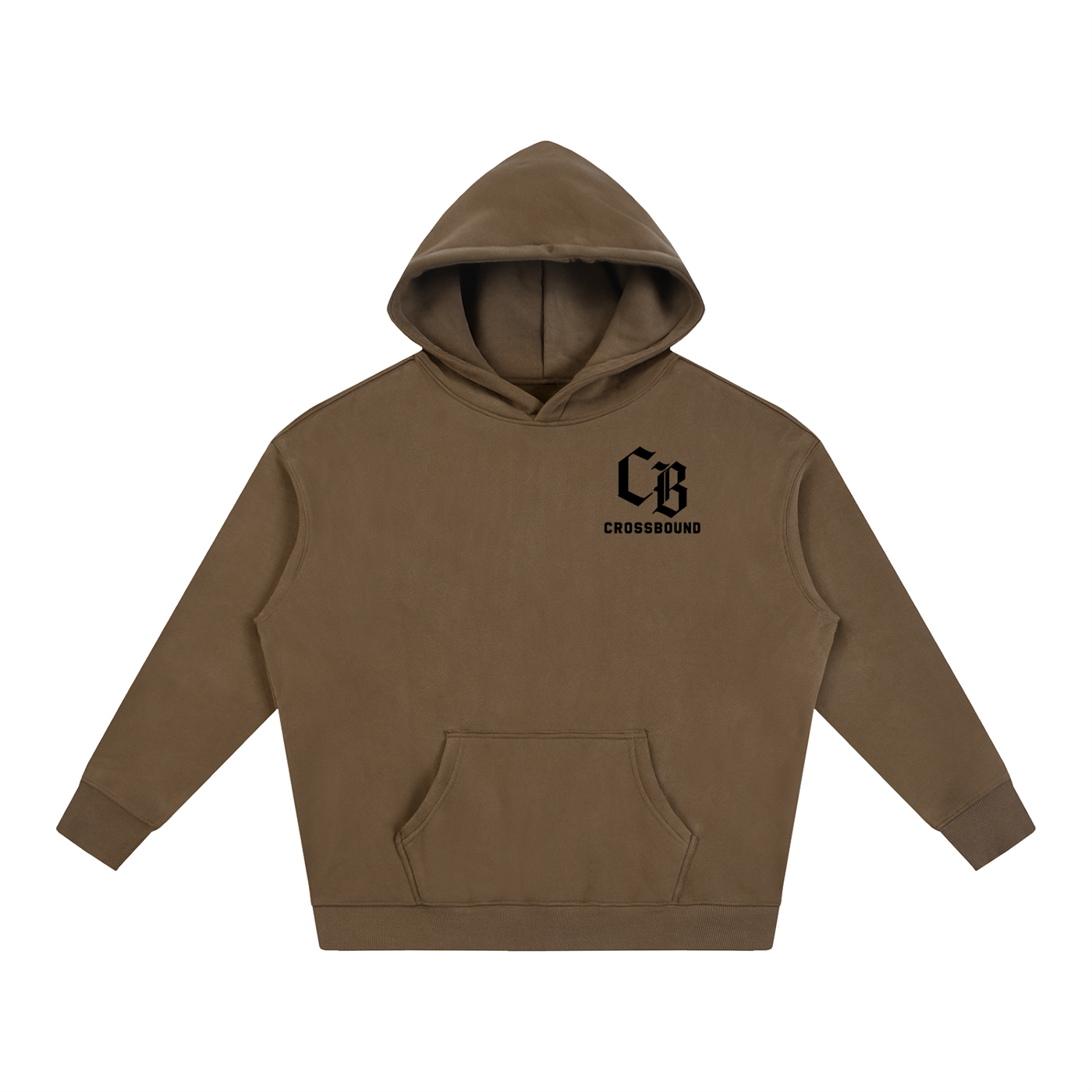 (LIMITED EDITION) Crossbound Oversize Fleeced Hoodie with back graffiti