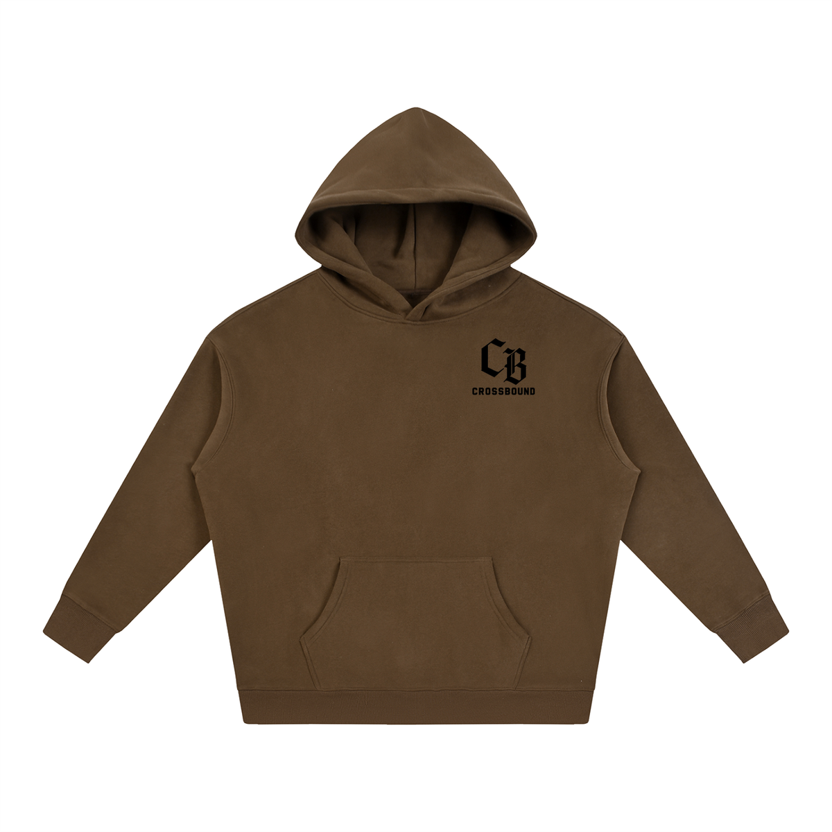 (LIMITED EDITION) Crossbound Oversize Fleeced Hoodie with back graffiti