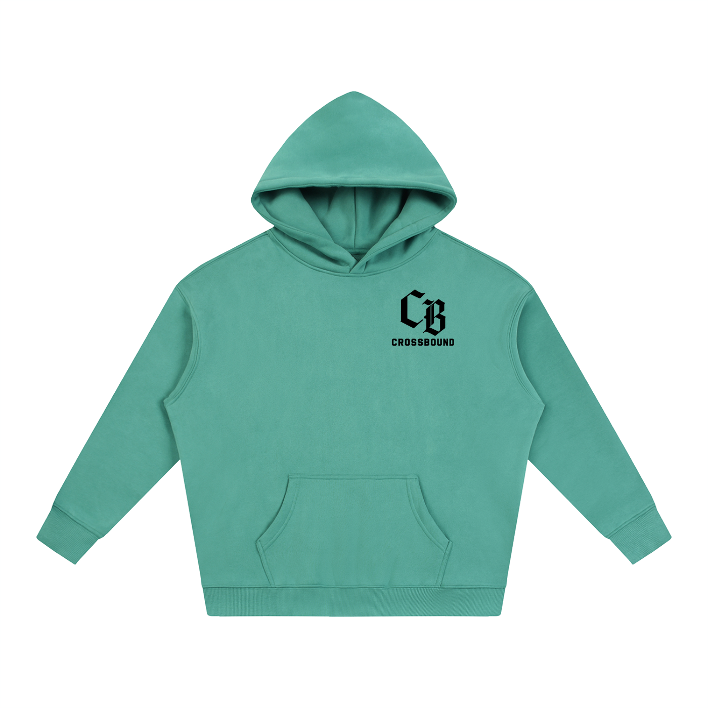 (LIMITED EDITION) Crossbound Oversize Fleeced Hoodie with back graffiti