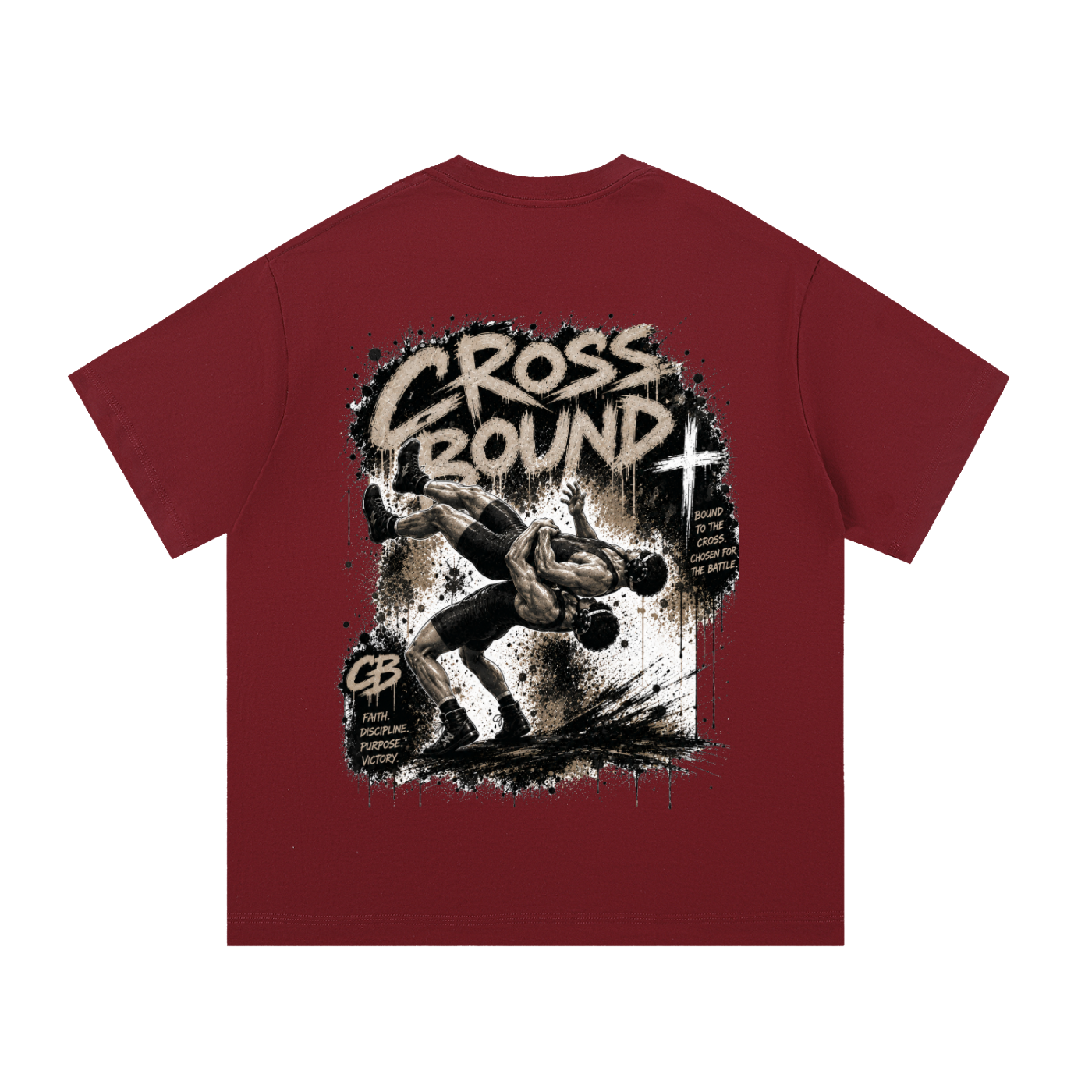 (LIMITED EDITION) Crossbound T-shirt with back graffiti