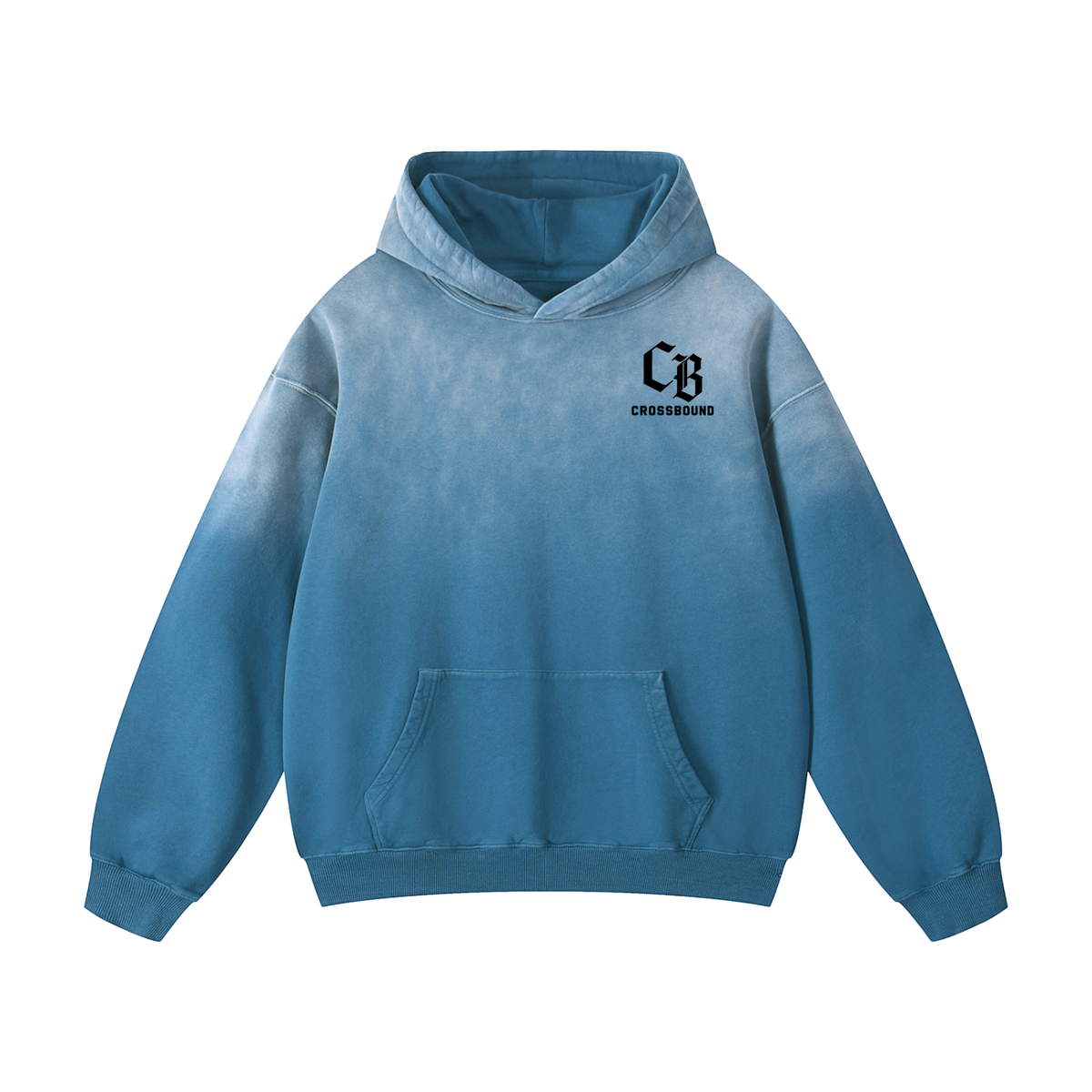 Crossbound Heavyweight Sunfade Oversized Hoodie