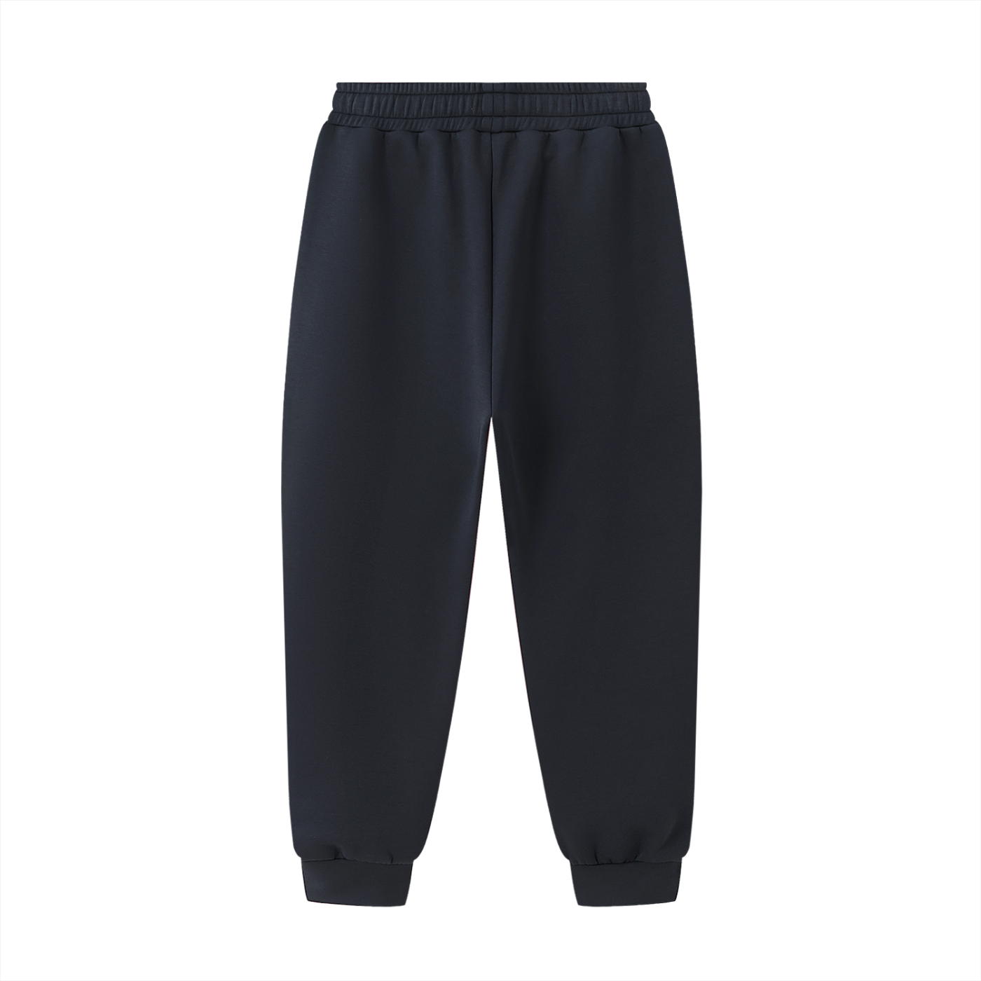(NEW DESIGN) Crossbound Essential Drawstring Jogged Sweatpants white logo
