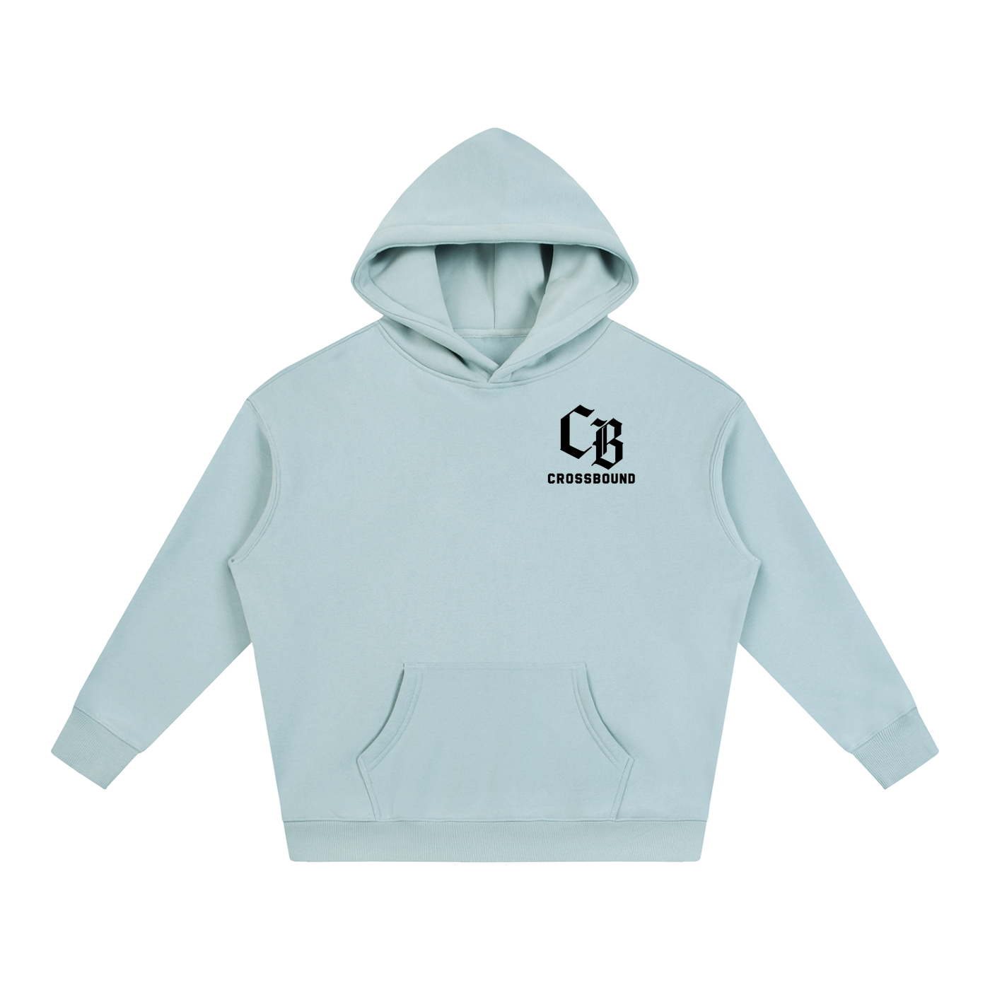 (LIMITED EDITION) Crossbound Oversize Fleeced Hoodie with back graffiti