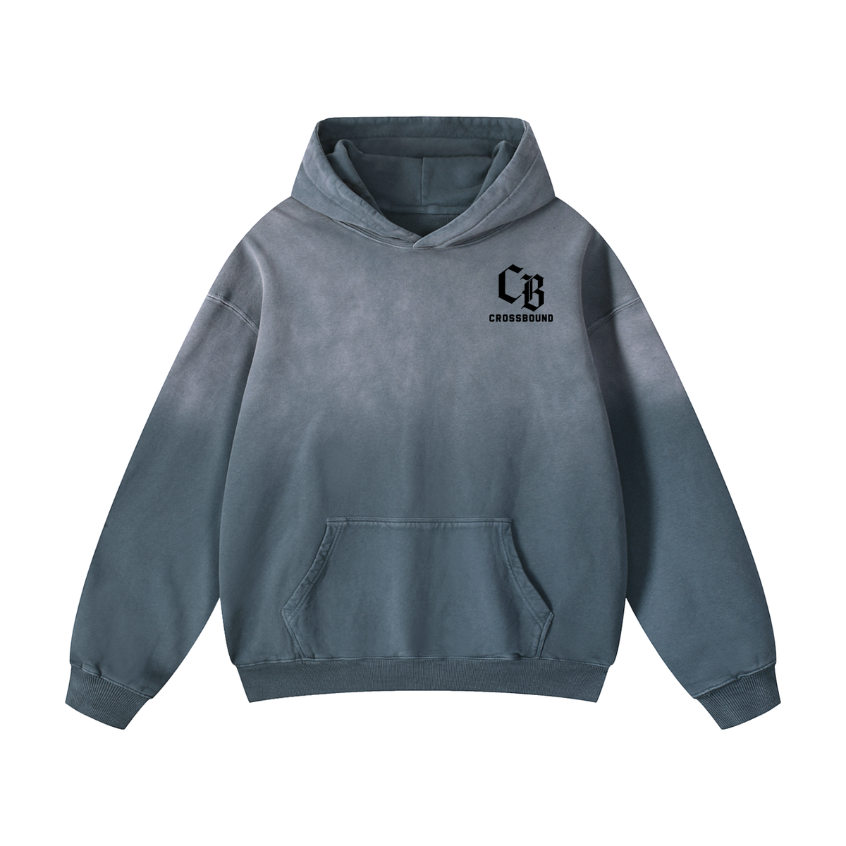 Crossbound Heavyweight Sunfade Oversized Hoodie