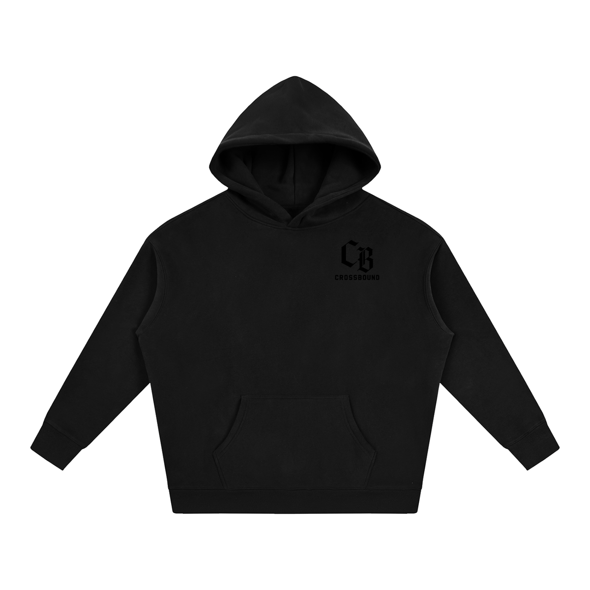 (LIMITED EDITION) Crossbound Oversize Fleeced Hoodie with back graffiti