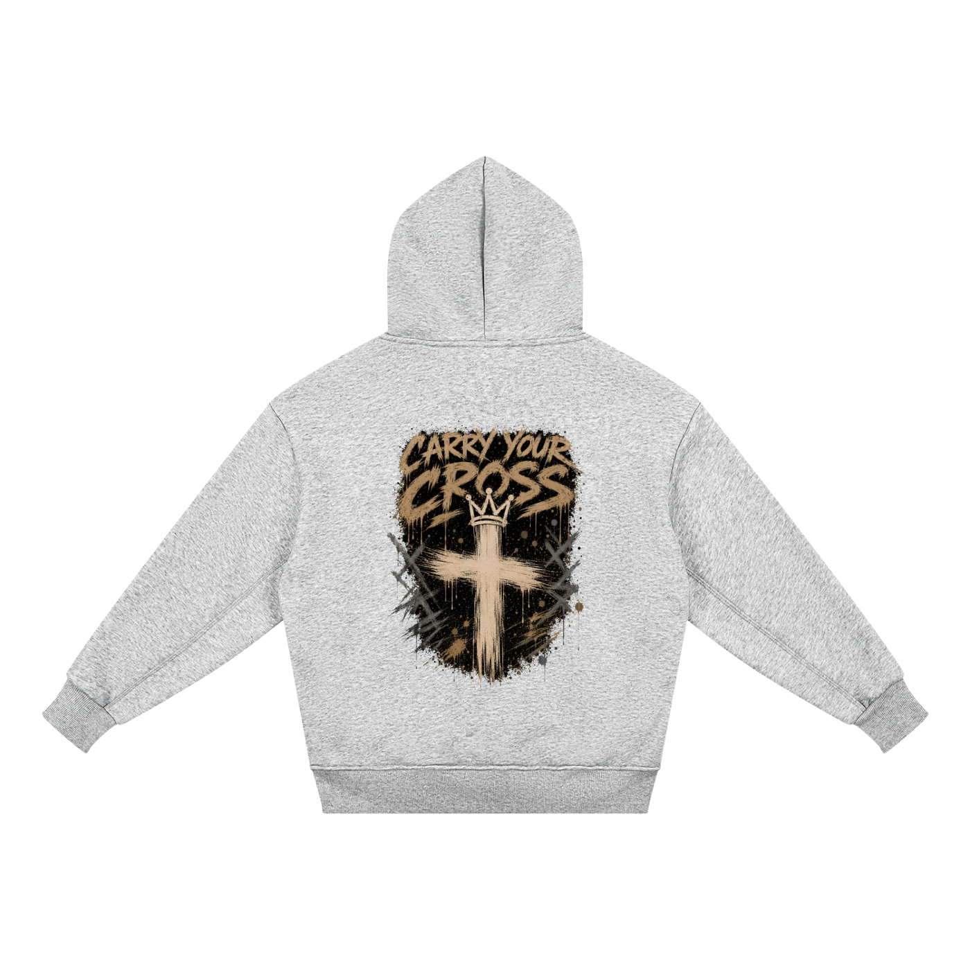 (LIMITED EDITION) Crossbound Essential Kids' Fleece Hoodie with back graffiti -(All sizes are youth)