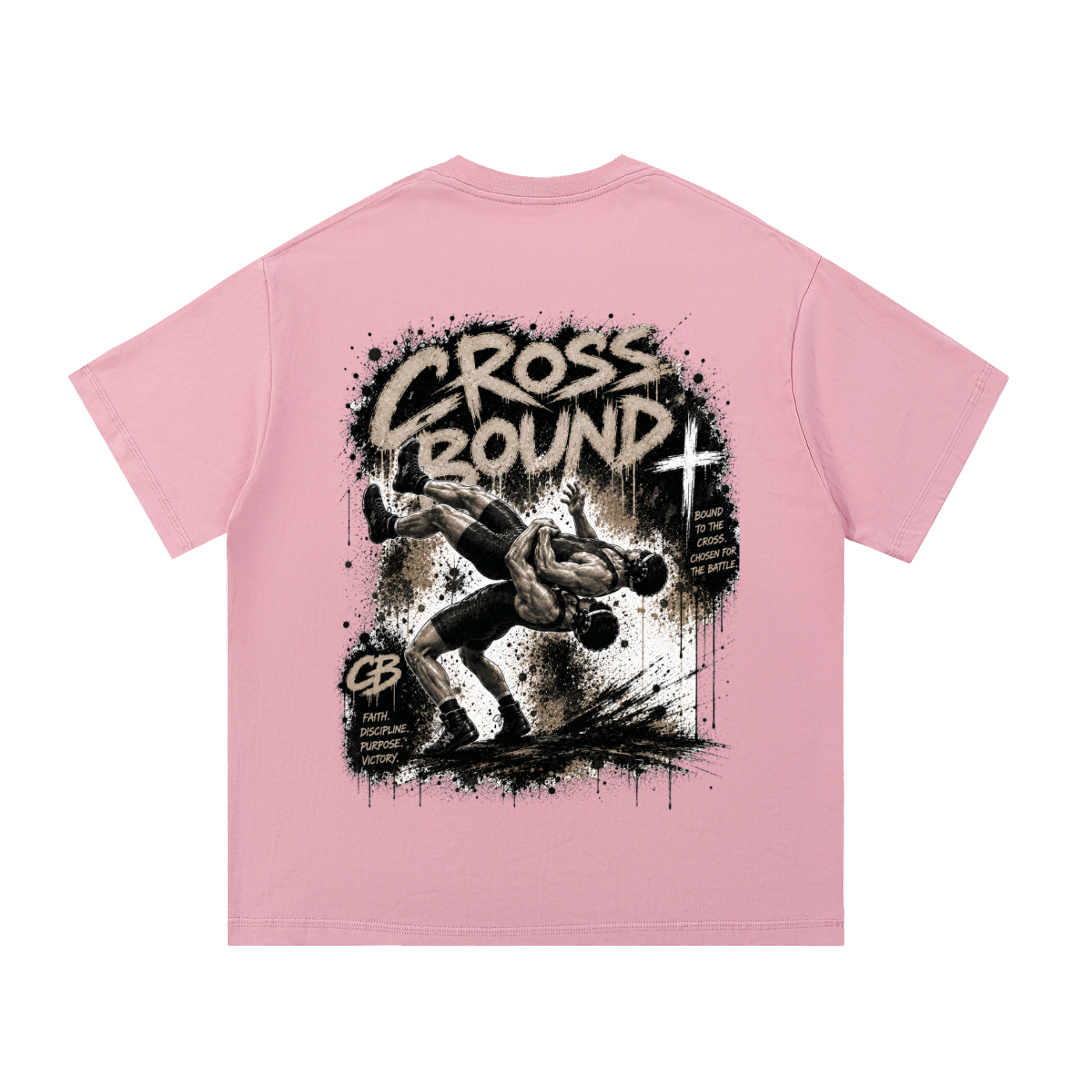 (LIMITED EDITION) Crossbound T-shirt with back graffiti