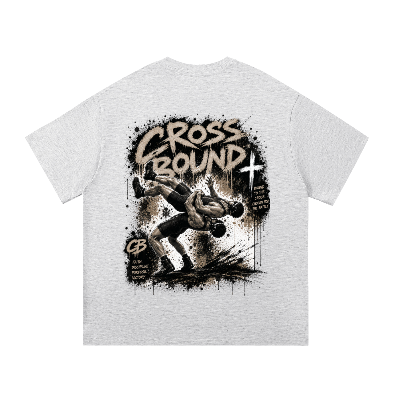(LIMITED EDITION) Crossbound T-shirt with back graffiti