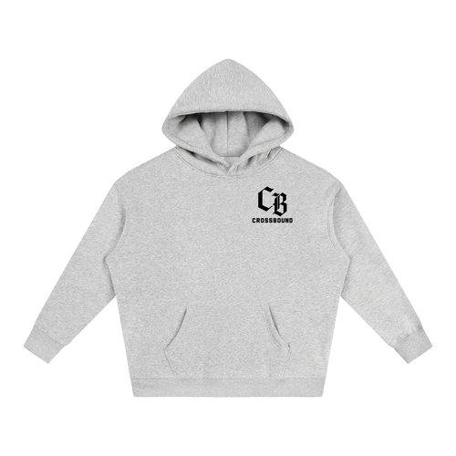 (LIMITED EDITION) Crossbound Oversize Fleeced Hoodie with back graffiti