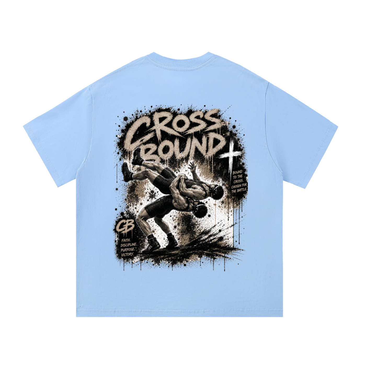 (LIMITED EDITION) Crossbound T-shirt with back graffiti