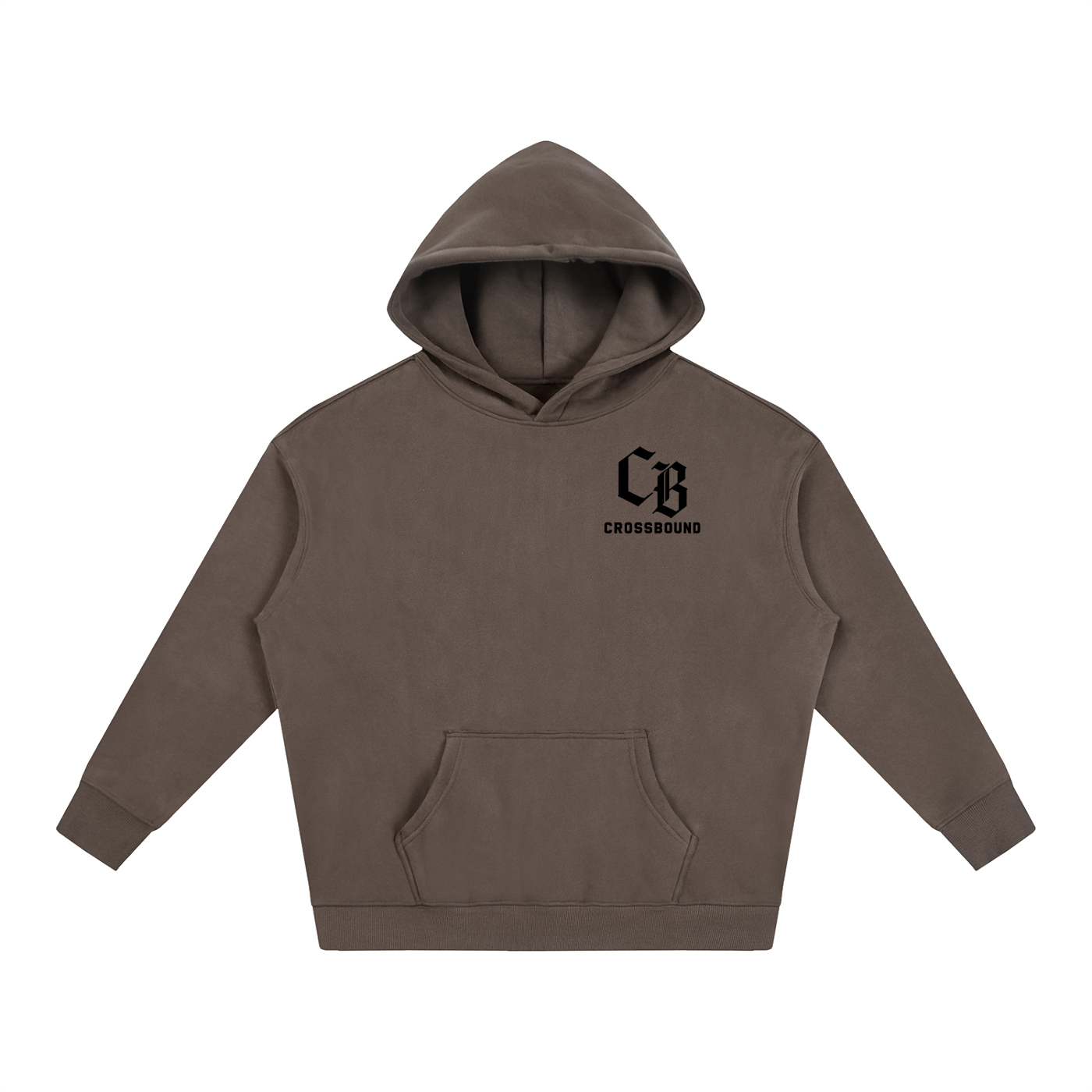 (LIMITED EDITION) Crossbound Oversize Fleeced Hoodie with back graffiti